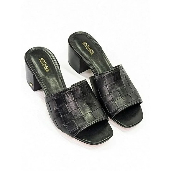 Michael Kors Women's Ingrid Woven Mid-Heel Mule Sandals Size 7 (MSRP $155) - Picture 3 of 9
